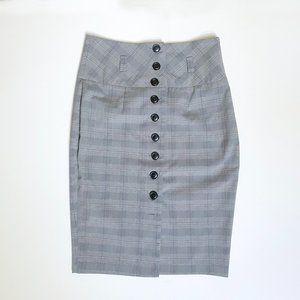 Women's Grey Pencil Skirt